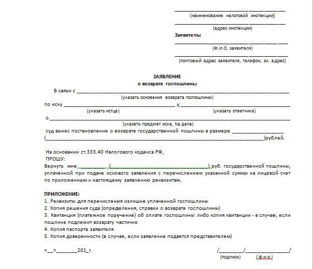 State duty on the passport