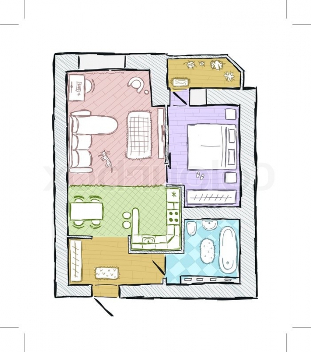 arrange redevelopment of the apartment