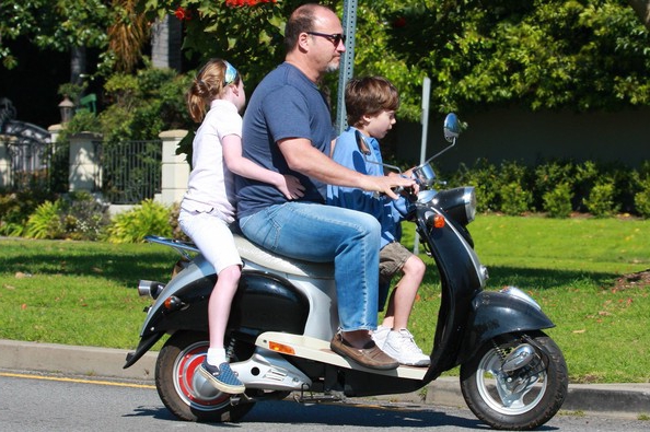 How to ride a scooter