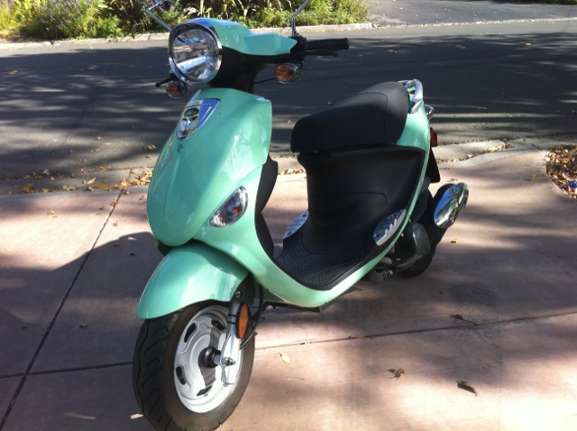 On a scooter since how old