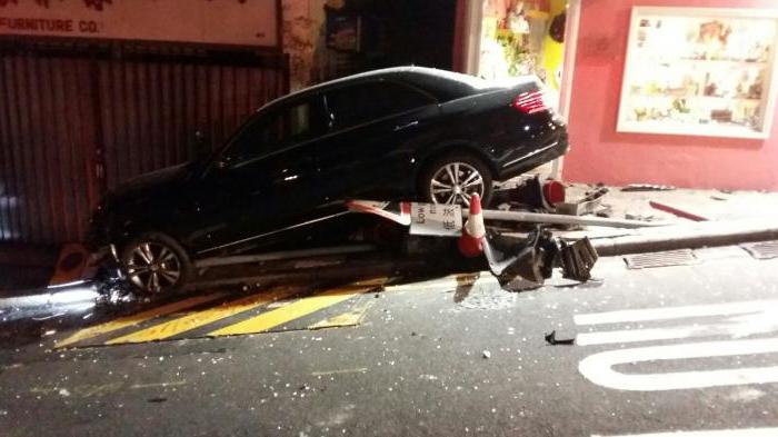 collision with an obstacle