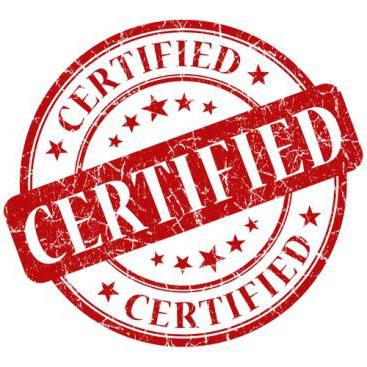 service certification schemes