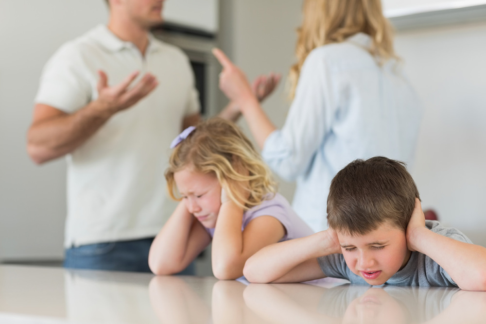 Make a divorce in the presence of minor children