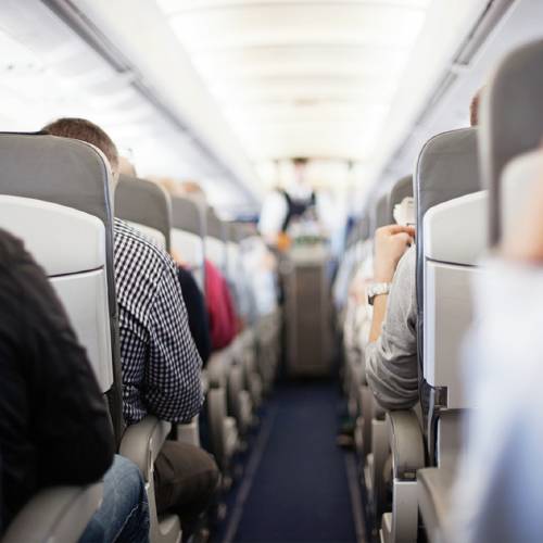 waiting on the plane