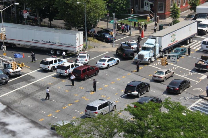 accident due to interference on the right