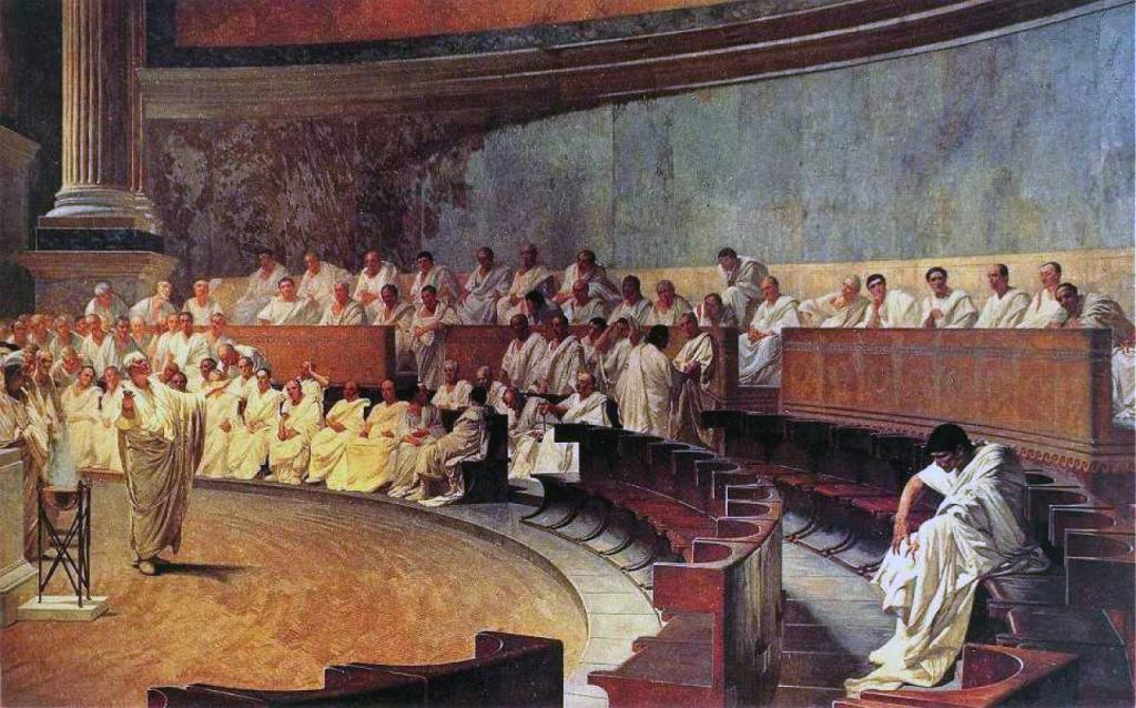 The Senate - the highest judicial body of Ancient Rome