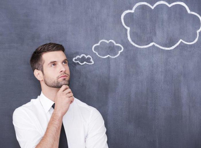 Thoughts tend to materialize