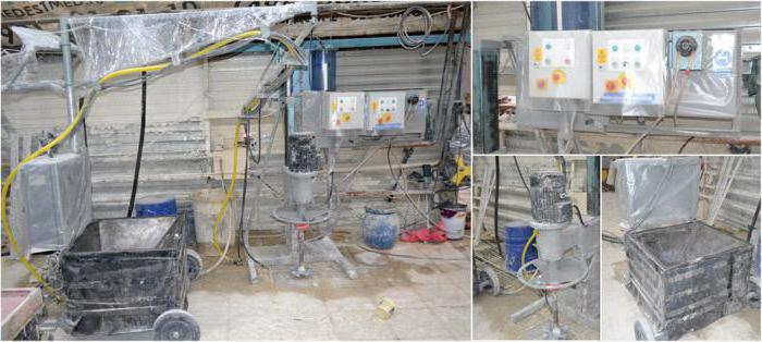 equipment for the production of stone facing