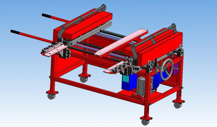 production of roofing machines