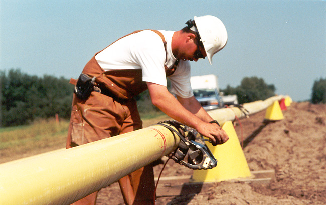 Radiographic inspection of welded joints
