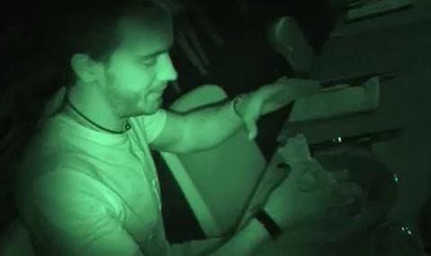 restaurant in the dark moscow