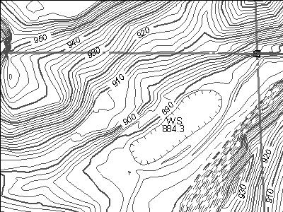 layout plan of the land plot sample