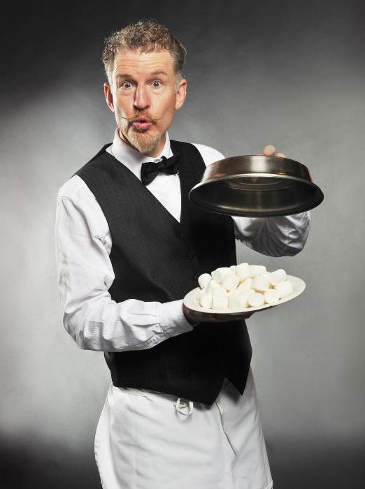 waiter's bartender duties