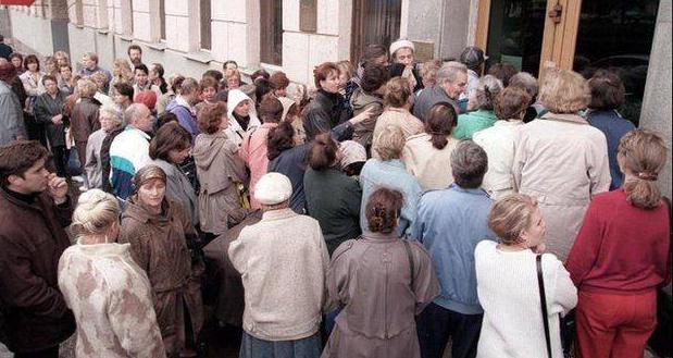 when there was a default in Russia in 1998