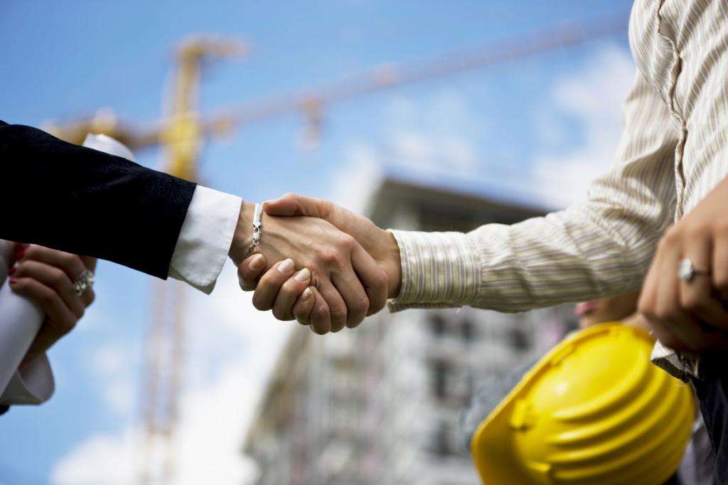 Handshake of builder and manager