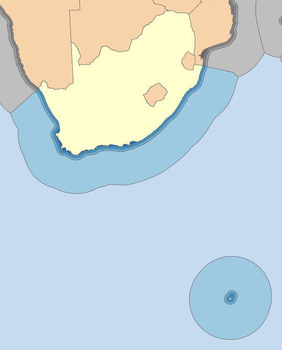 The limits of the exclusive economic zone.