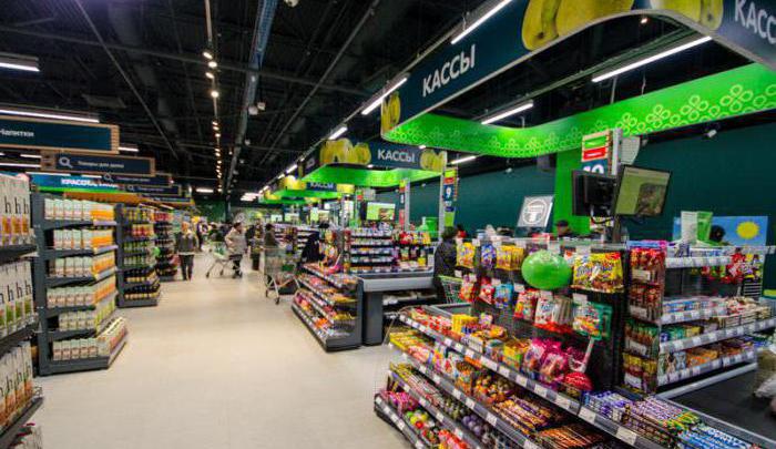 crossroads of stores in Moscow