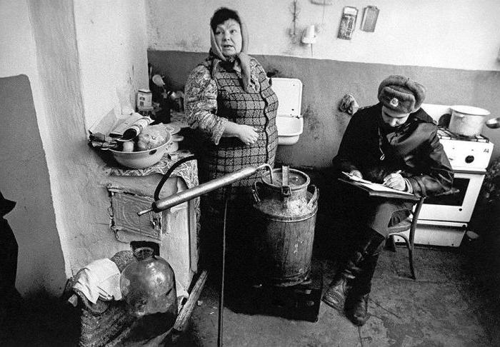 production and sale of moonshine