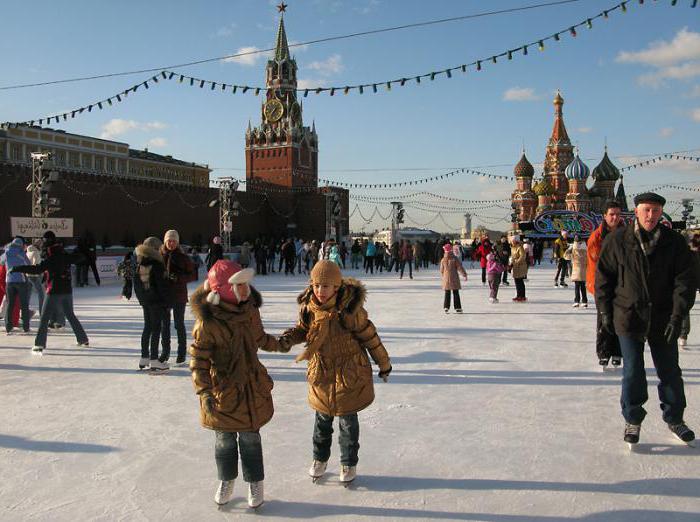 when will open free skating rinks in Moscow