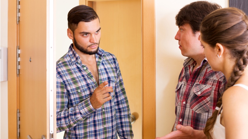 Quarrel with neighbors