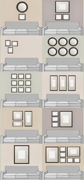 do-it-yourself modular pictures from wallpaper