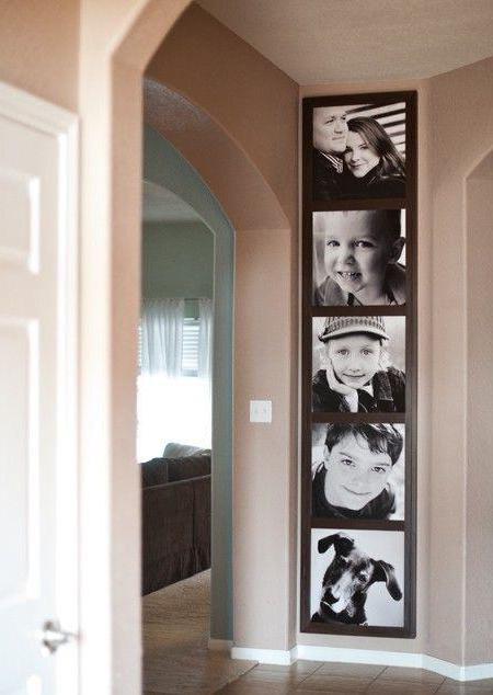 do-it-yourself modular picture from photo wallpaper