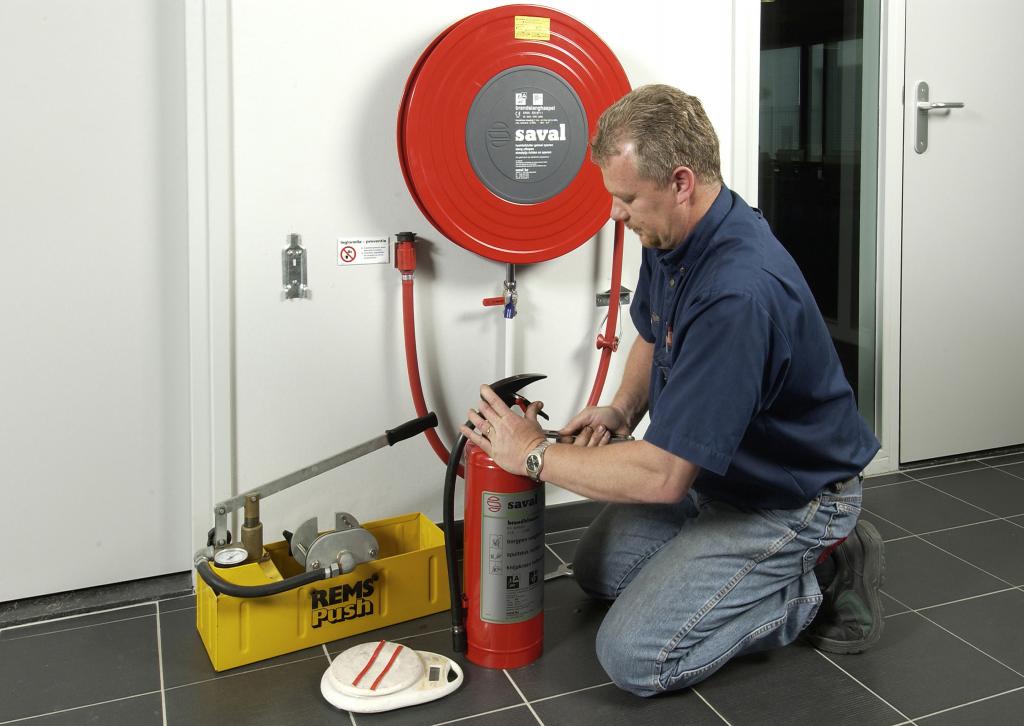 what is the frequency of checking fire extinguishers in the enterprise