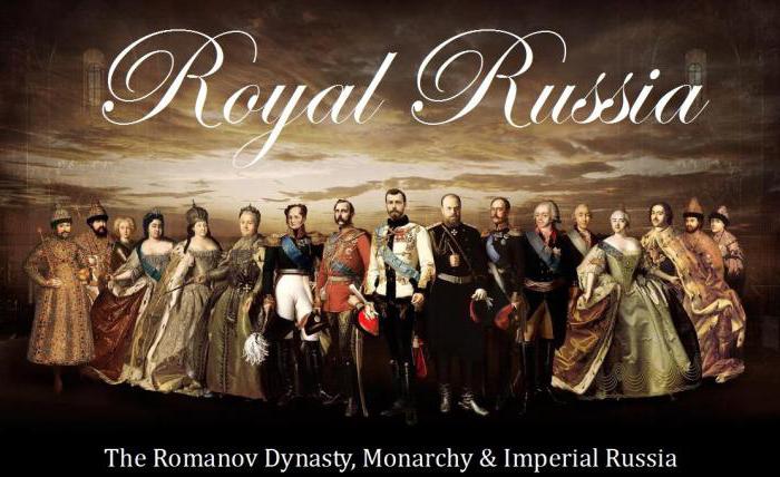 The monarchy in Russia.