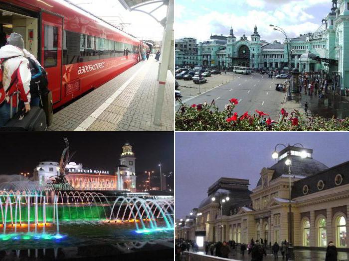 How many train stations in Moscow