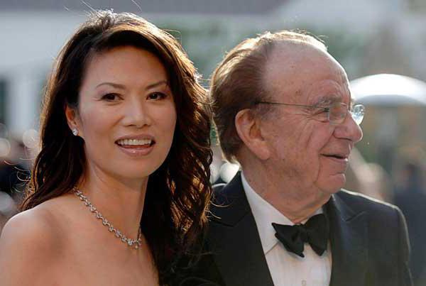 Rupert Murdoch married Wendy Deng