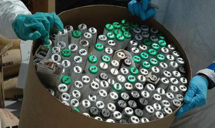 disposal of fluorescent lamps