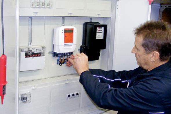 where to go to connect electricity to the site