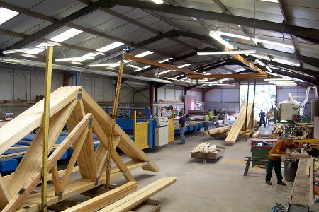 Equipment for the production of wooden eurowindows