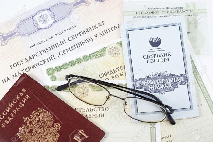  documents on maternity capital