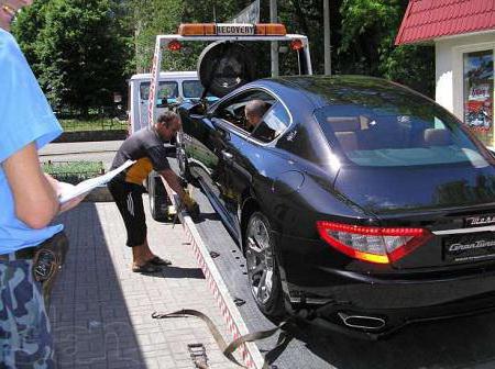 evacuated the car in Moscow