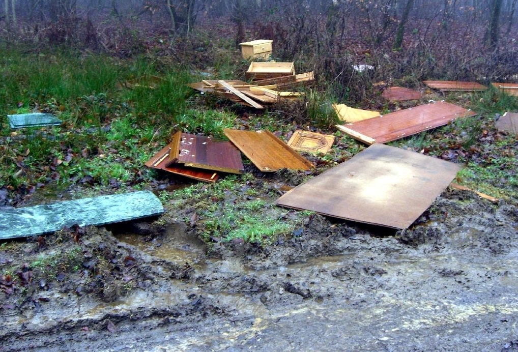 unauthorized landfill cleaning