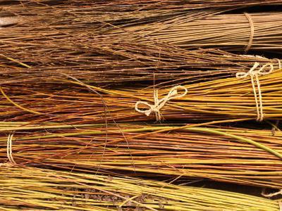 weaving baskets of willow