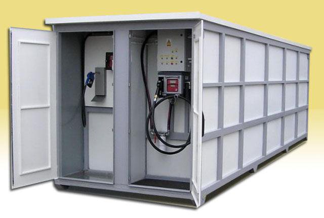 modular container gas station