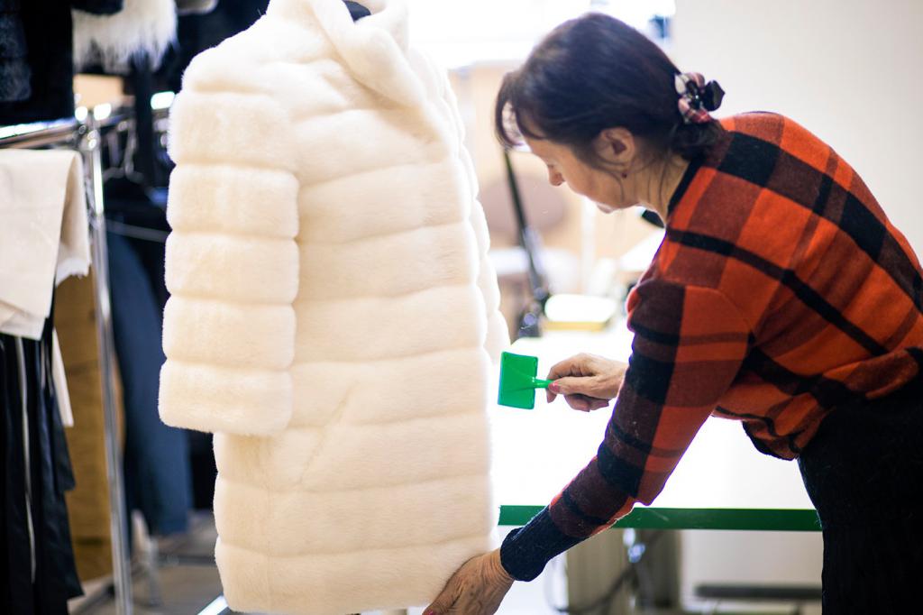 sewing faux fur coat