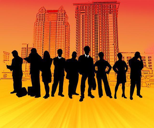 list of working professions and positions of employees