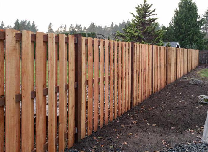 How much to retreat from the fence to build a garage