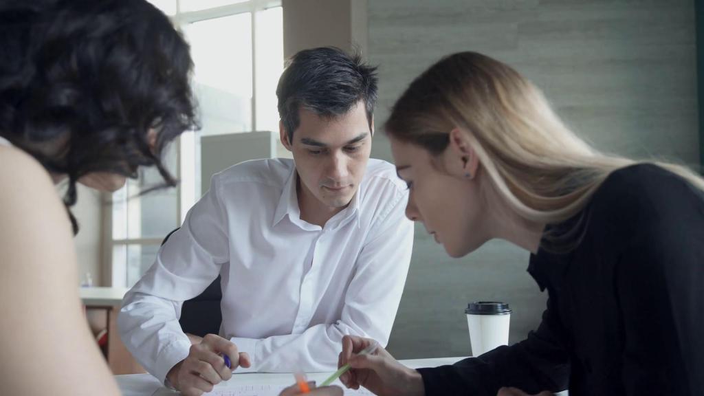 woman and man write application in registry office