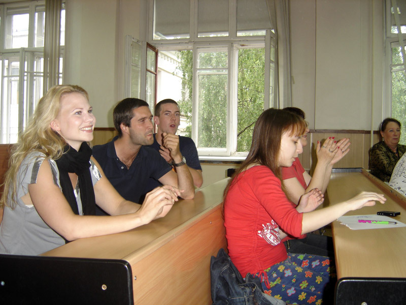 students at a lecture