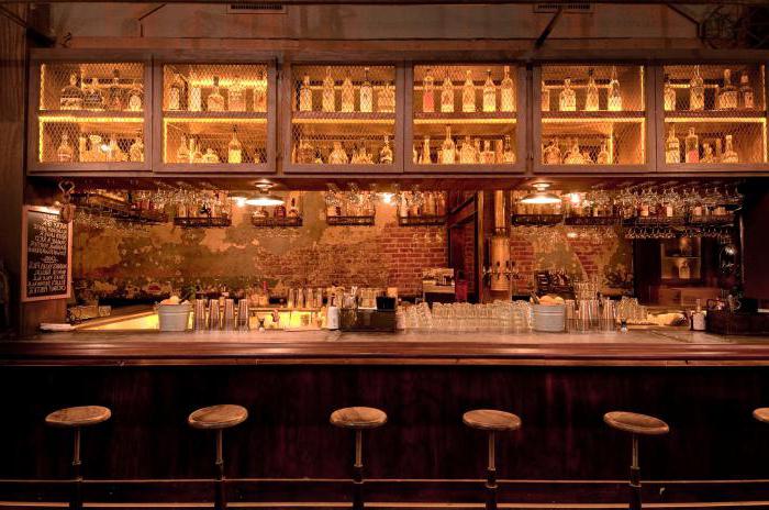 types of bars and their characteristics