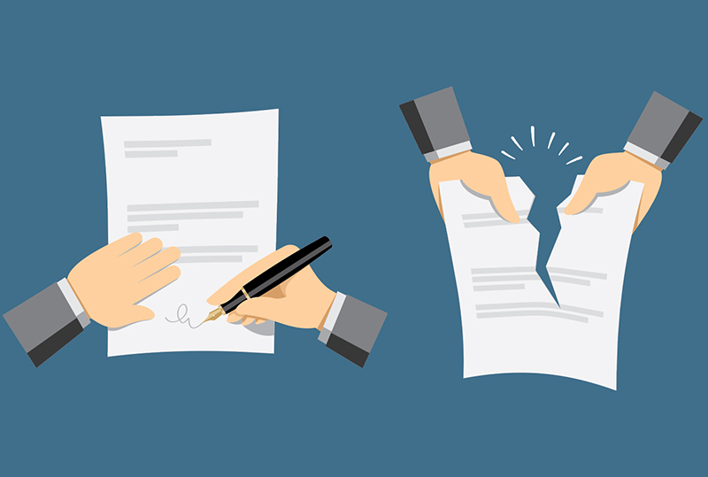 termination of activity