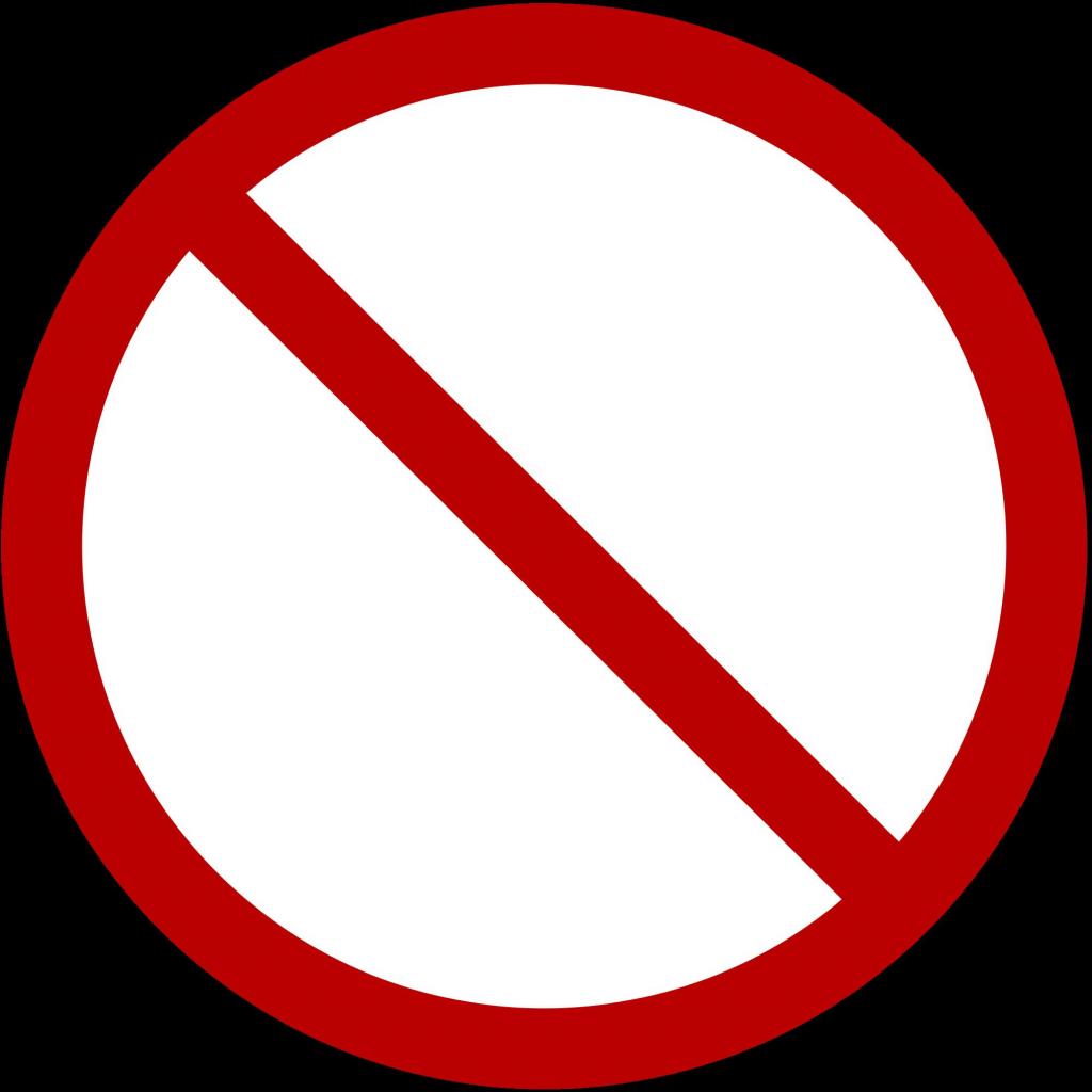 Prohibition of activities