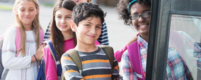 Rules for transporting children by bus