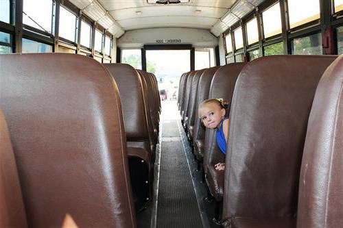Rules for the organized transportation of children by buses