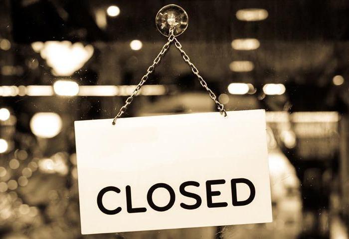 dismissal in connection with the liquidation of the unit