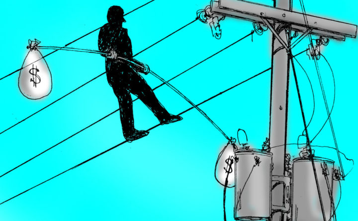 penalty for illegal connection to the power grid